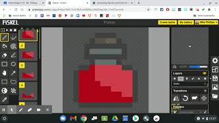 Exporting a Piskel Sprite Animation [upl. by Elrem]