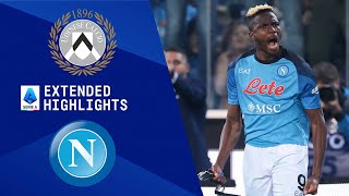 Udinese vs Napoli Extended Highlights  Serie A  CBS Sports Golazo [upl. by Akirre]