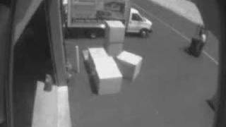 man tips forklift over [upl. by Nail]