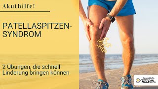 Schnellhilfe bei Schmerzen mit Patellaspitzensyndrom isometrisches Training [upl. by Atlas516]