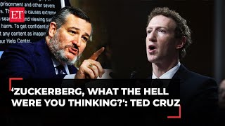 Zuckerberg what the hell were you thinking Ted Cruz grills Meta CEO on Instagrams child safety [upl. by Weirick]