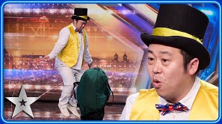 Bikoon has Judges LOLing as they perform with BAG  Auditions  BGT 2024 [upl. by Maxima459]