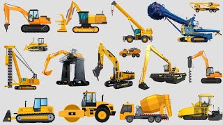 Mega Excavator Synthetic amp Heavy equipment  Excavator demolition auger Digger Grapple Hydraulic [upl. by Beverie]