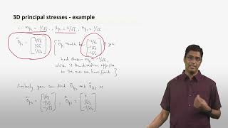 Lecture 43 Principal stresses and directions in 3D Example  Structural Mechanics [upl. by Avigdor]