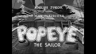 Popeye The Sailor 1936 Im in the Army Now [upl. by Gabriela]