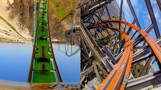 One Roller Coaster From Every Six Flags Park [upl. by Aisorbma]