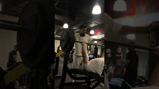 120 kg  275 lbs benchpress for 4 reps [upl. by Haelak]