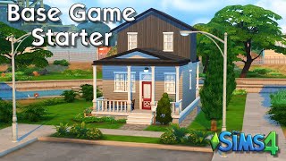 Sims 4 Base Game Starter Speed Build No cc [upl. by Nakeber]