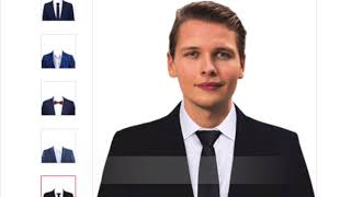 Passport Photo Maker with Suit Changer powered by AI [upl. by Llekim]