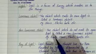 Introduction of Light Chapter 9 Light Reflection and Refraction Class 10 Science [upl. by Atterbury]