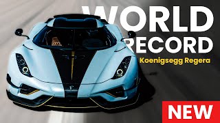 Rimac Nevera vs Koenigsegg Regera 04000 World Records [upl. by Lletnwahs]