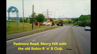 Brierley Hill Merry Hill Pensnett amp Woodside in the West Midlands UK c1985 but maybe early 1990s [upl. by Anirehs]