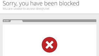 How To Fix Sorry You Have Been Blocked Error For Any Website [upl. by Culberson711]