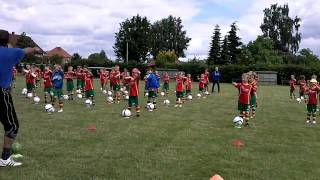 Speed Warm up INTERSPORT kicker Fußballcamp Merschwitz [upl. by Zirkle]