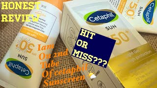 An honest review on Cetaphil Sun SPF50 light gel very high protection  sunscreen 🌤️ [upl. by Raclima]