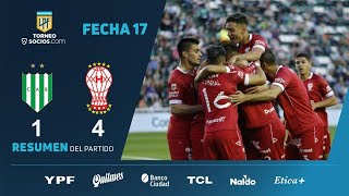 TorneoSocios  Fecha 17  resumen de Banfield  Huracán [upl. by Nylimaj]