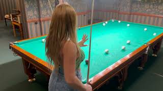 Womens billiards  Sara vs Elis [upl. by Cletus]