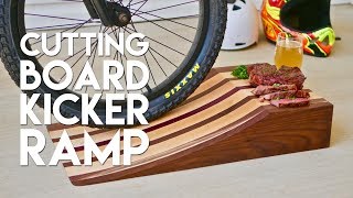 Cutting Board Kicker Ramp with Seths Bike Hacks  How To Build  Woodworking [upl. by Eidson]