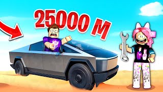 CYBERTRUCK LUI ELON MUSK 25000M PRIN DESERT CE GASIM [upl. by Ilyak135]