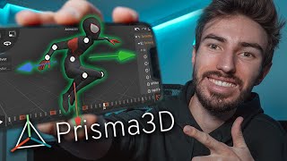 Crea Animaciones 3D Solo con tú Móvil Prisma3D 🤩 [upl. by Kowatch]