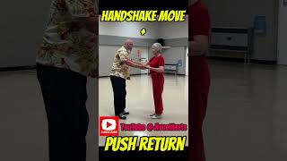 Rock ‘n’ Roll jive Handshake move  Push Return dance rockabilly dancer jivelessons dancing [upl. by Southworth]