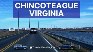 Driving into Chincoteague VA  Virginia State Route 175 East [upl. by Carmelia]