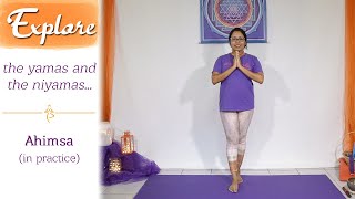 Explore the Yamas amp Niyamas Ahimsa in practice  Anugraha Yoga [upl. by Nnylaj]