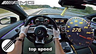 MercedesBenz AClass A45 S AMG 421HP TOP SPEED DRIVE ON GERMAN AUTOBAHN 🏎 [upl. by Goldia97]