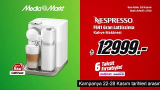 Rengarenk Şahane Cuma Geliyor  Nespresso Gran Latissima Kahve Makinesi 12999TL [upl. by Ahseinad648]