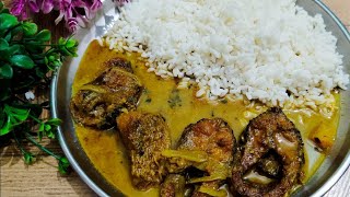 masala fish curry recipe in desi style  rohu fish  katla fish curry in village style fishcurry [upl. by Imogene]