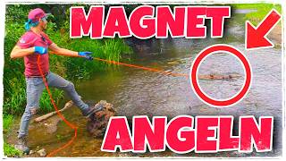 MAGNETFISCHEN 🧲 3 Spots an einem Tag  Verrückte Funde mit RIESENMAGNET magnet fischen Marcneto [upl. by Moreno]