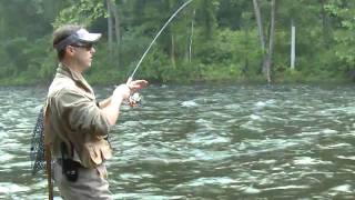 Ultralight Trout Fishing in Fast Water  Real Outdoors TV [upl. by Catton]