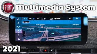 New Fiat Multimedia UConnect 5 Infotainment System amp Digital Cockpit Review 2021 [upl. by Eiramnaej]