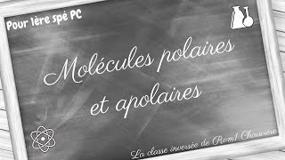 Molécules polaires et apolaires [upl. by Eetnuahs386]