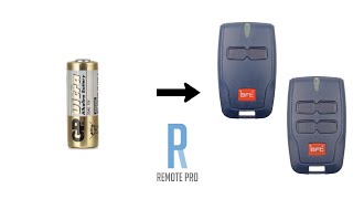 How to changeswap Battery for a BFT B RCB 0678 Genuine Remotes [upl. by Initof158]