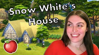 Recreating Snow Whites house in the Sims 4  Disney Princess Legacy Challenge [upl. by Euqinimod]