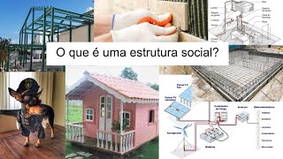 O que é estrutura social Conceitos Sociológicos [upl. by Ollehto70]