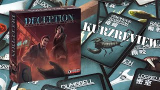 Deception  Getäuscht  Mord in HongKong Kurzreview [upl. by Afton]