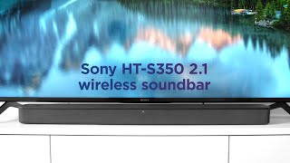 Sony HTS350 21 Wireless Sound Bar  Featured Tech  Currys PC World [upl. by Lewse]