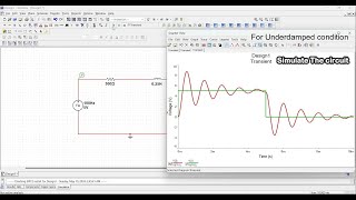 RLC Circuit  UnderCriticalOver Damped condition  Multisim Simulation  Simulate Electronics [upl. by Aan414]