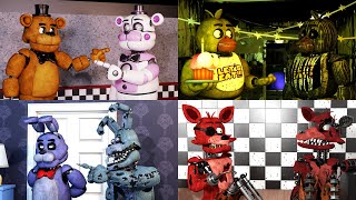 Originals Meet All Their Versions FNAFBlenderCompilation [upl. by Higgins]