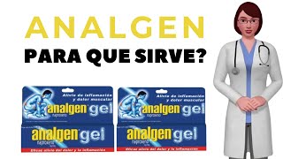 ANALGEN que es y para que sirve analgen gel como tomar analgen [upl. by Campball863]