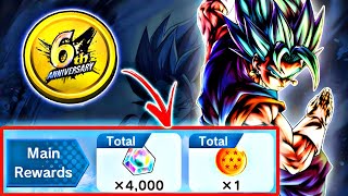 How to get 6th Anniversary Medal in Dragon Ball Legends Dbl 6th Anniversary [upl. by Suolekcin385]