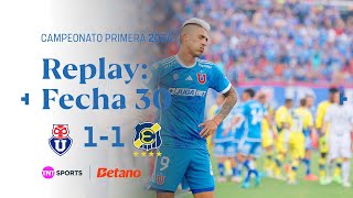 TNT Sports Replay  Universidad de Chile 1  1 Everton  Fecha 30 [upl. by Rafiq]