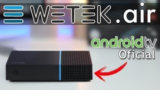 Wetek Air el AndroidTV Oficial con SATÉLITE y TDT  Primeras Impresiones [upl. by Aramo]