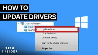 How To Update Drivers For Windows 10 [upl. by Nakah977]