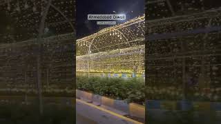 Ahmedabad  Diwali  light decoration beautiful tibetanyoutuber ahmedabad longdrive [upl. by Inava]