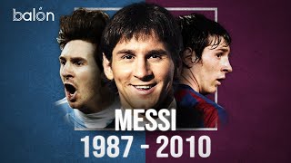 Lionel Messi Ascending to Greatness [upl. by Aihsekram]