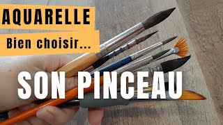 Bien choisir son pinceau aquarelle Conseils et astucesENG SUB [upl. by Mehala]