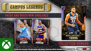 NBA 2K20 MyTEAM Campus Legends Pack [upl. by Hearsh]